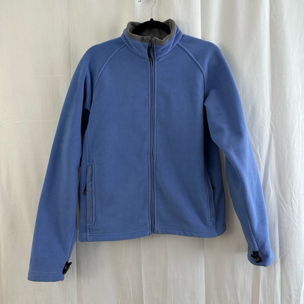 Vintage Womens Nike ACG Thermal Layer 2 Fleece Jacket Therma-Fit in Blue Size L